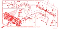 CORPS DE PAPILLON pour Honda CBR 650 F ABS RED de 2017