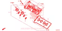COUVRE CULASSE pour Honda CBR 650 F ABS RED de 2017