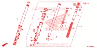 FOURCHE pour Honda CBR 650 F ABS RED de 2017