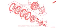 EMBRAYAGE pour Honda ACE 125 KALIPLI TEKERLEK de 2017