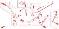 PEDALE   KICK pour Honda ACE 125 KALIPLI TEKERLEK de 2017