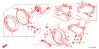PHARE (1) pour Honda ACE 125 CASTED WHEELS, TYPE 5KE de 2017
