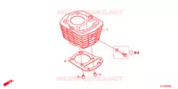 CYLINDRE pour Honda ACE 125 SPOKED WHEELS de 2017