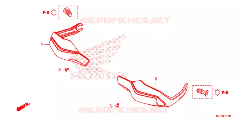 PROTEGES MAINS Honda MOTO 1000 AFRICA-TWIN 2017  CRF1000AH