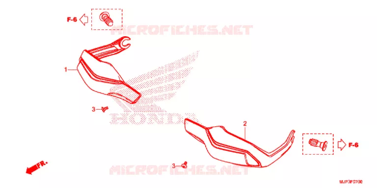 PROTEGES MAINS Honda MOTO 1000 AFRICA-TWIN 2017  CRF1000AH