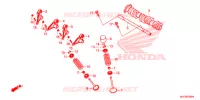 ARBRE A CAMES   SOUPAPE pour Honda AFRICA TWIN 1000 ABS de 2017