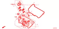 COUVRE CULASSE pour Honda AFRICA TWIN 1000 ABS de 2017