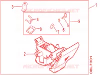 SERRURE pour Honda AFRICA TWIN 1000 ABS de 2017