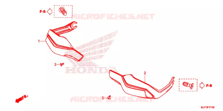 PROTEGES MAINS Honda MOTO 1000 AFRICA-TWIN 2017  CRF1000AH
