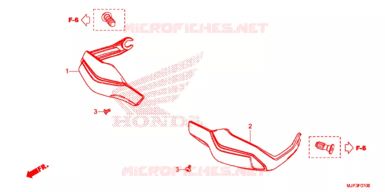 PROTEGES MAINS Honda MOTO 1000 AFRICA-TWIN 2017  CRF1000DH