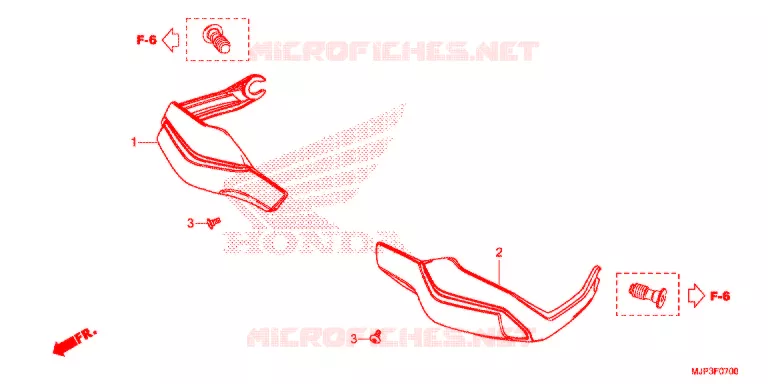 PROTEGES MAINS Honda MOTO 1000 AFRICA-TWIN 2017  CRF1000DH