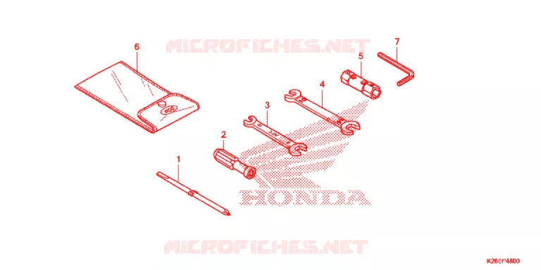 OUTIL Honda MOTO 125 MSX 2018  MSX125AH