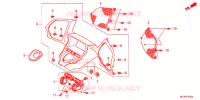 ENTOURAGE DE COMPTEUR pour Honda GL 1800 GOLD WING de 2016
