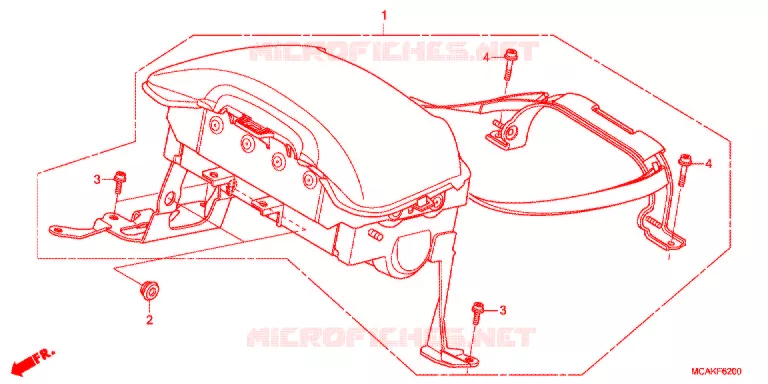 MODULE AIRBAG Honda MOTO 1800 GOLD-WING 2016  GL1800G