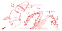 SELLE   CARENAGE ARRIERE pour Honda CB 1000 R ABS BLACK de 2011