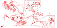 CLIGNOTANT pour Honda CBR 1000 RR ABS WHITE de 2016