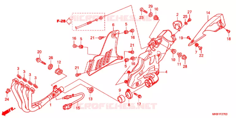 SILENCIEUX D'ECHAPPEMENT Honda MOTO 1000 CBR 2016  CBR1000RAG