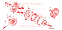 EMBRAYAGE pour Honda MAGNA 50 de 2004