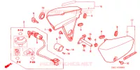 COUVERCLES LATERAUX pour Honda MAGNA 50 de 1995