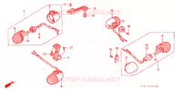 CLIGNOTANT pour Honda 50 ZOOK de 1990