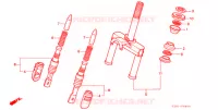 FOURCHE pour Honda 50 ZOOK de 1990