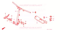 GUIDON   CARENAGE pour Honda 50 ZOOK de 1990