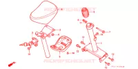 SELLE pour Honda 50 ZOOK de 1990