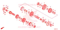 BOITE DE VITESSES pour Honda GROM 125 de 2015