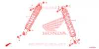 AMORTISSEUR ARRIERE pour Honda BIG RED 700 CAMO de 2009