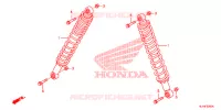 AMORTISSEUR ARRIERE pour Honda BIG RED 700 CAMO de 2010