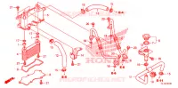 RADIATEUR D'HUILE pour Honda BIG RED 700 CAMO de 2010