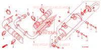 SILENCIEUX D'ECHAPPEMENT pour Honda BIG RED 700 CAMO de 2011