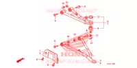 TRIANGLES AVANT pour Honda BIG RED 700 CAMO de 2011