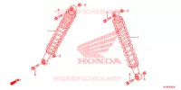 AMORTISSEUR ARRIERE pour Honda BIG RED 700 GREEN de 2011