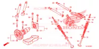 ARBRE A CAMES   SOUPAPE pour Honda BIG RED 700 GREEN de 2011