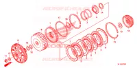 EMBRAYAGE (BAS) pour Honda BIG RED 700 GREEN de 2011