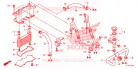 RADIATEUR D'HUILE pour Honda BIG RED 700 GREEN de 2011