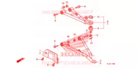 TRIANGLES AVANT pour Honda BIG RED 700 GREEN de 2011