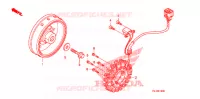 ALTERNATEUR pour Honda BIG RED 700 RED de 2011