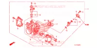 CORPS DE PAPILLON pour Honda BIG RED 700 RED de 2011
