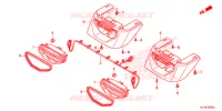 FEU ARRIERE pour Honda BIG RED 700 RED de 2011