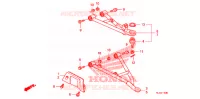 TRIANGLES AVANT pour Honda BIG RED 700 RED de 2011