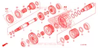 BOITE DE VITESSES pour Honda BIG RED 700 RED de 2011