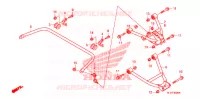 BRAS ARRIERE pour Honda BIG RED 700 RED de 2011