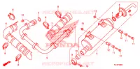 SILENCIEUX D'ECHAPPEMENT pour Honda BIG RED 700 RED de 2011