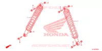 AMORTISSEUR ARRIERE pour Honda BIG RED 700 CAMO de 2012