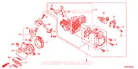 CORPS DE PAPILLON pour Honda BENLY 50 de 2012