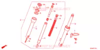 FOURCHE pour Honda BENLY 50 de 2012