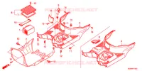 MARCHE PIEDS pour Honda BENLY 50 de 2012