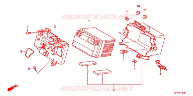 BATTERIE Honda MOTO 110 CUB 2013  NBC110C